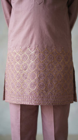 Ahhaaaa Boys Premium Viscose Kurta Set: Elegant Embroidered Festive Wear for Ages 2-11