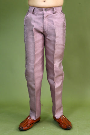 Ahhaaaa Regal Dupian Silk Indo-Western Sherwani Set for Boys with Tonal Embroidery