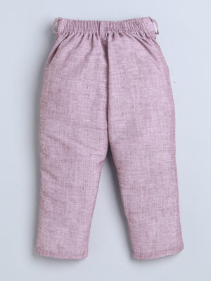 Ahhaaaa Boys' Silk Blend Floral Printed Jodhpuri Bandhgala Suit Set | Kids Ethnic Wear for Wedding and Festive Occasions