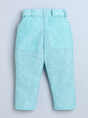 Ahhaaaa Boys' Silk Blend Floral Printed Jodhpuri Bandhgala Suit Set | Kids Ethnic Wear for Wedding and Festive Occasions