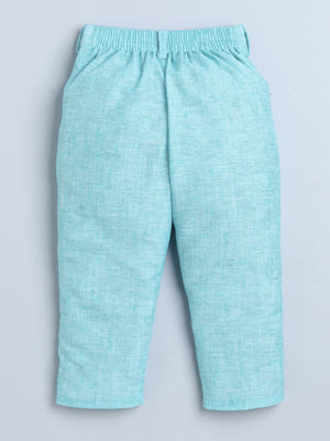 Ahhaaaa Boys' Silk Blend Floral Printed Jodhpuri Bandhgala Suit Set | Kids Ethnic Wear for Wedding and Festive Occasions