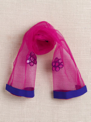 Ahhaaaa "Vibrant Vibes" Ghagra Choli for Little Girls | Kids' Embroidered Ghagra Choli Set with Dupatta