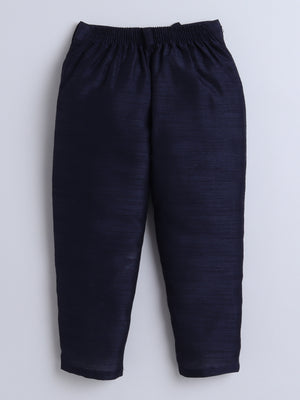 Ahhaaaa Boy's Velvet 3-Piece Indo-Western Set|Kids Sequin Embellished Work, Velvet Sherwani Set