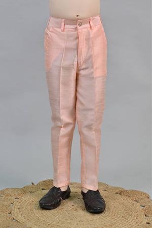 Ahhaaaa Kids Ethnic Sequin Embellished Indo-Western Kurta and Trouser Set for Boys