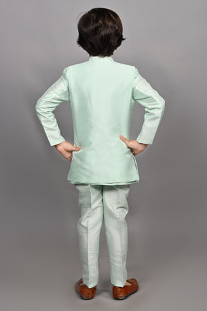 Ahhaaaa Traditional Party Wear Bollywood Style Indo-Western Sherwani for Boys
