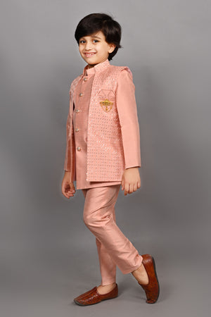 Ahhaaaa Traditional Party Wear Bollywood Style Indo-Western Sherwani for Boys
