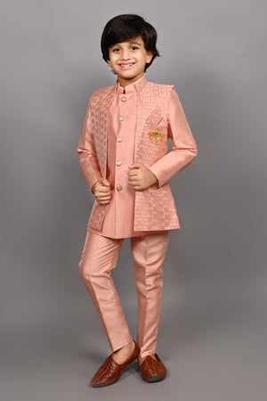 Ahhaaaa Traditional Party Wear Bollywood Style Indo-Western Sherwani for Boys