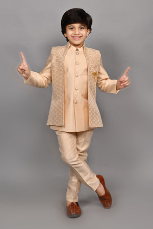 Ahhaaaa Traditional Party Wear Bollywood Style Indo-Western Sherwani for Boys