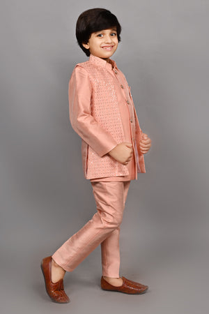 Ahhaaaa Traditional Party Wear Bollywood Style Indo-Western Sherwani for Boys