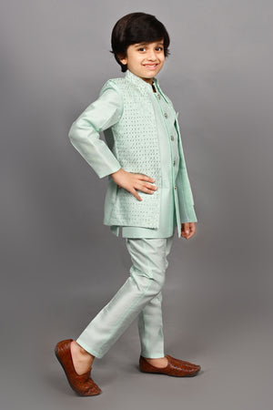 Ahhaaaa Traditional Party Wear Bollywood Style Indo-Western Sherwani for Boys