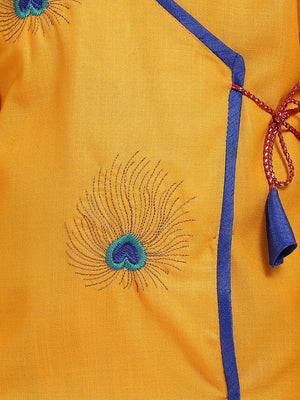 AHHAAAA Boy's Ethnic Festive Cotton Kurta and Dhoti Pant Set