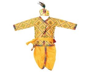 Ahhaaaa Cotton Handwork Kurta with Dhoti Pant for Boys