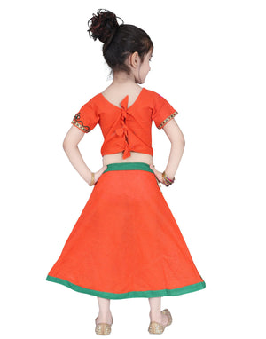 Ahhaaaa Cotton Radha Dress Lehenga Choli Chania Choli Set Baby Girls