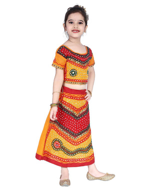 Ahhaaaa Cotton Radha Dress Lehenga Choli Chania Choli Set Baby Girls