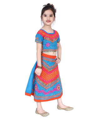 Ahhaaaa Cotton Radha Dress Lehenga Choli Chania Choli Set Baby Girls