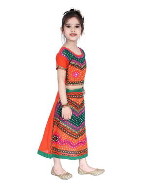 Ahhaaaa Cotton Radha Dress Lehenga Choli Chania Choli Set Baby Girls