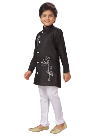 Ahhaaaa Ethnic Indo Western Sherwani with Waistcoat for Boys
