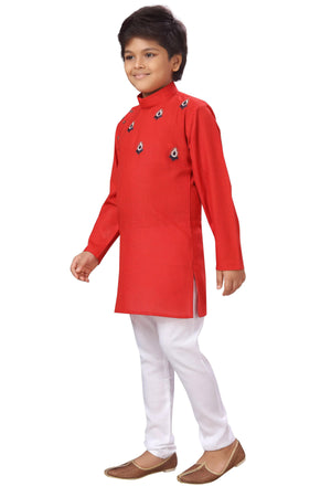 Ahhaaaa Ethnic Indo Western Sherwani with Waistcoat for Boys
