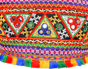 Ahhaaaa Girls Ghoomar Lehenga Choli with Dupatta Set for Kids