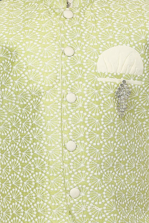 Ahhaaaa Kids Ethnic Chikankari Embroidery Waistcoat Kurta and Pajama Set For Boys