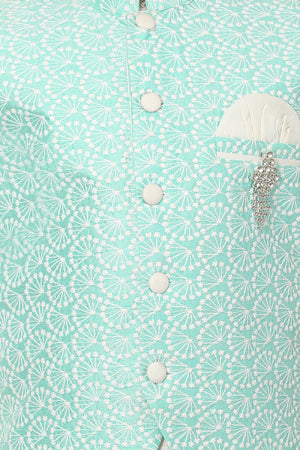 Ahhaaaa Kids Ethnic Chikankari Embroidery Waistcoat Kurta and Pajama Set For Boys
