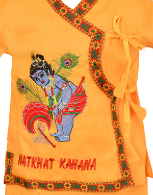 Ahhaaaa Kids Ethnic Cotton Kurta and Dhoti Pant Set for Boys