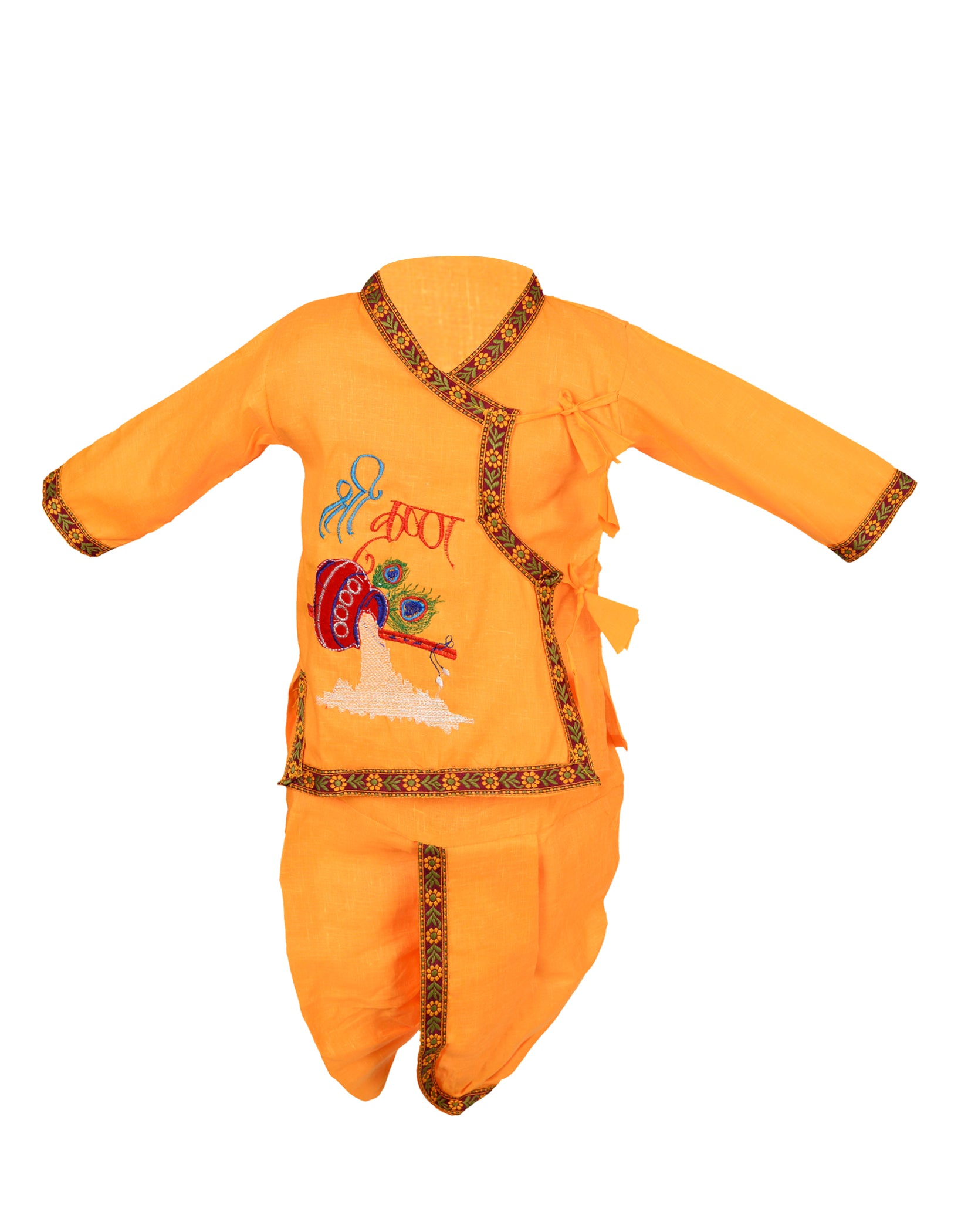 Ahhaaaa Kids Ethnic Cotton Kurta and Dhoti Pant Set for Boys