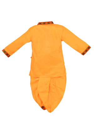 Ahhaaaa Kids Ethnic Cotton Kurta and Dhoti Pant Set for Boys