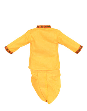 Ahhaaaa Kids Ethnic Cotton Kurta and Dhoti Pant Set for Boys