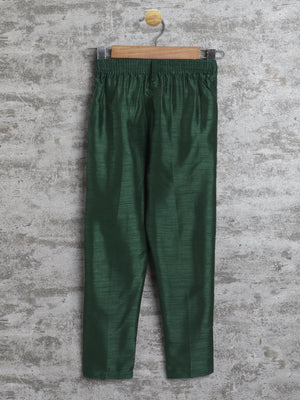 Ahhaaaa Kids Ethnic Indo Western Sherwani and Pyjama Set for Boys