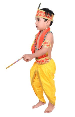 Ahhaaaa Kids Ethnic Krishna Dress Costume Wear For Boys