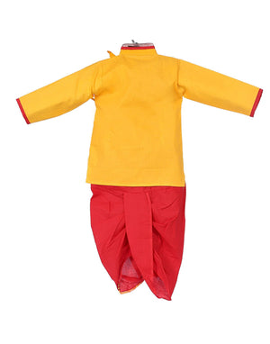 Ahhaaaa Kids Ethnic Krishna Dress Costume Wear For Boys