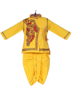 Ahhaaaa Kids Ethnic Krishna Dress Costume Wear For Boys