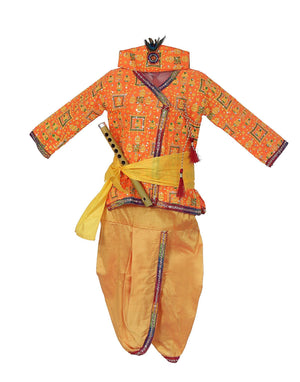 Ahhaaaa Kids Ethnic Krishna Dress Costume Wear For Boys