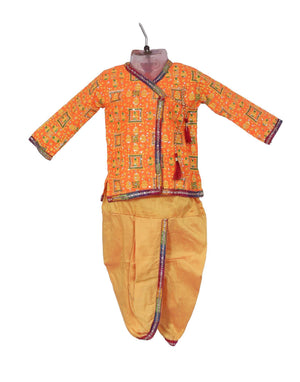 Ahhaaaa Kids Ethnic Krishna Dress Costume Wear For Boys