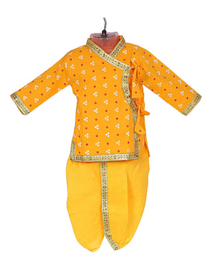 Ahhaaaa Kids Ethnic Krishna Dress Costume Wear For Boys