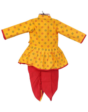 Ahhaaaa Kids Ethnic Krishna Dress Costume Wear For Boys