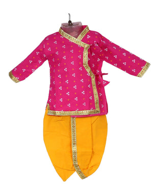 Ahhaaaa Kids Ethnic Krishna Dress Costume Wear For Boys