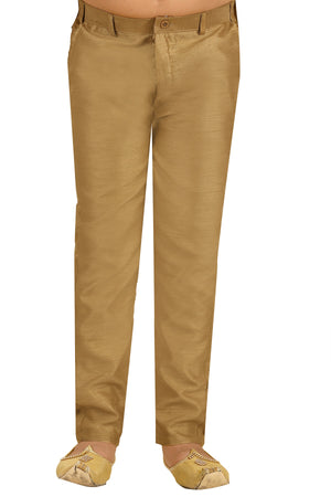 Ahhaaaa Kids Ethnic Silk Blend Indo-Western Sherwani and Kurta Pyjama Set for Boys