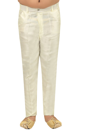 Ahhaaaa Kids Ethnic Silk Blend Zari Work Indo-Western Sherwani Set for Boys