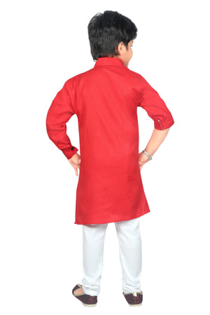Ahhaaaa Kids Ethnic Wear Indo Western Kurta and Pyjama Set for Boys