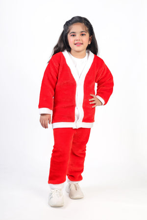 Ahhaaaa Kids Santa Claus Costume Christmas Dress for Girls and Boys