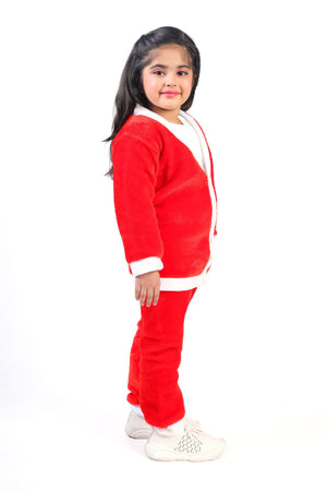Ahhaaaa Kids Santa Claus Costume Christmas Dress for Girls and Boys