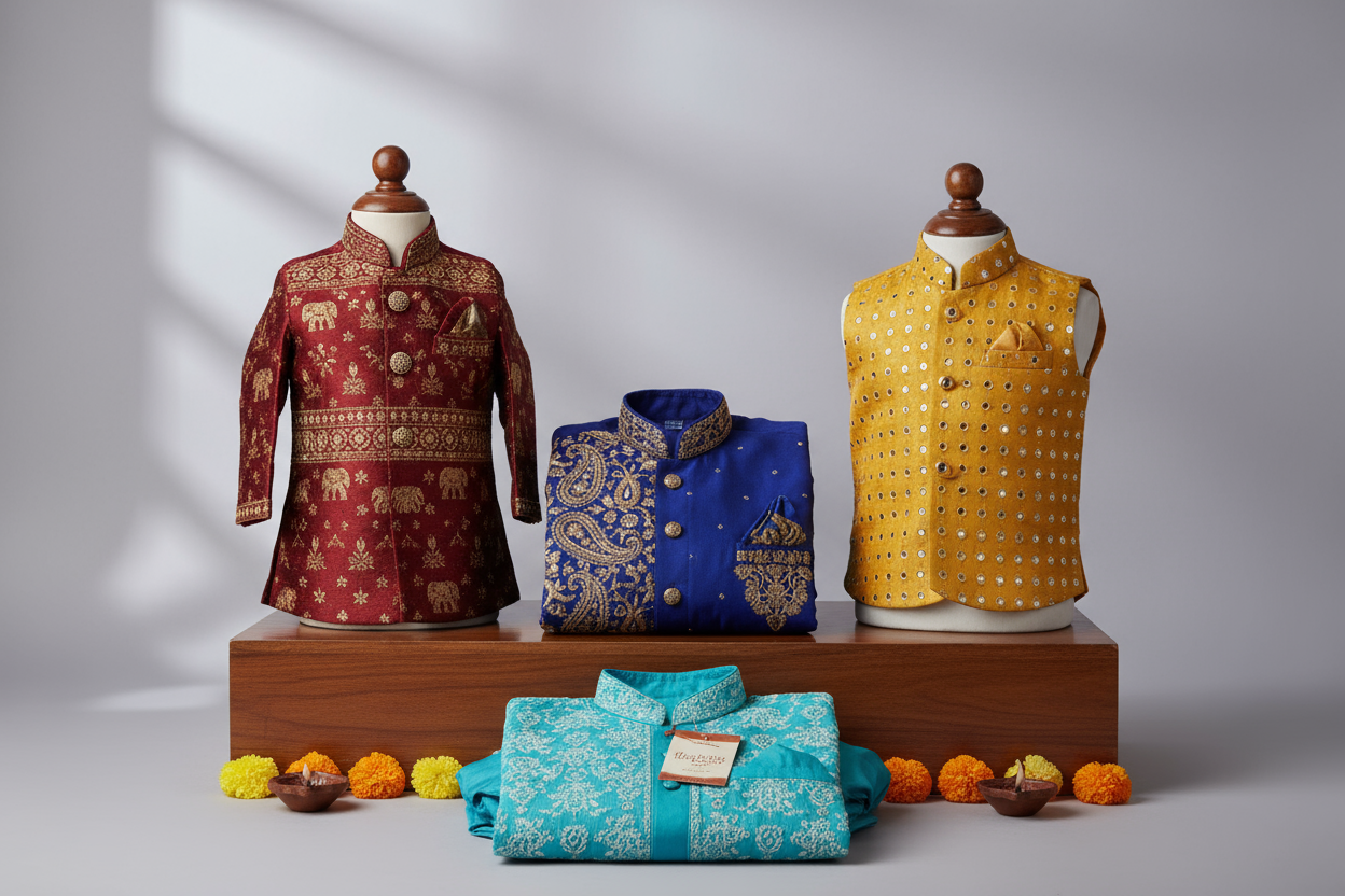 From Little Gent to Wedding Star: The Ahhaaaa.com Guide to Boys' Premium Ethnic Wear