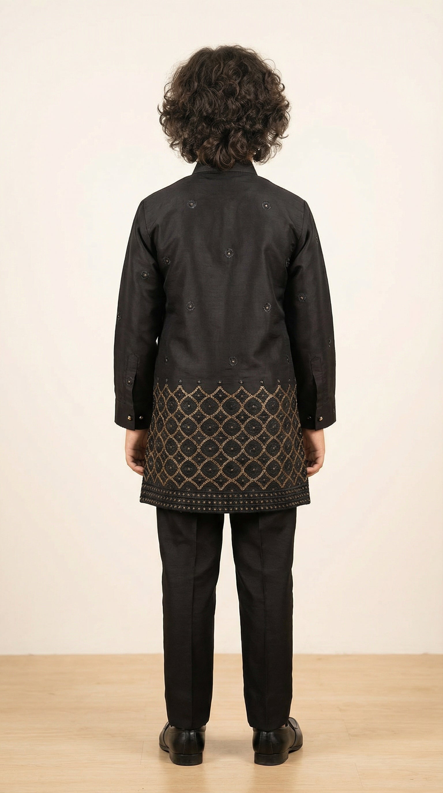 Ahhaaaa Boys Premium Viscose Kurta Set: Elegant Embroidered Festive Wear for Ages 2-11