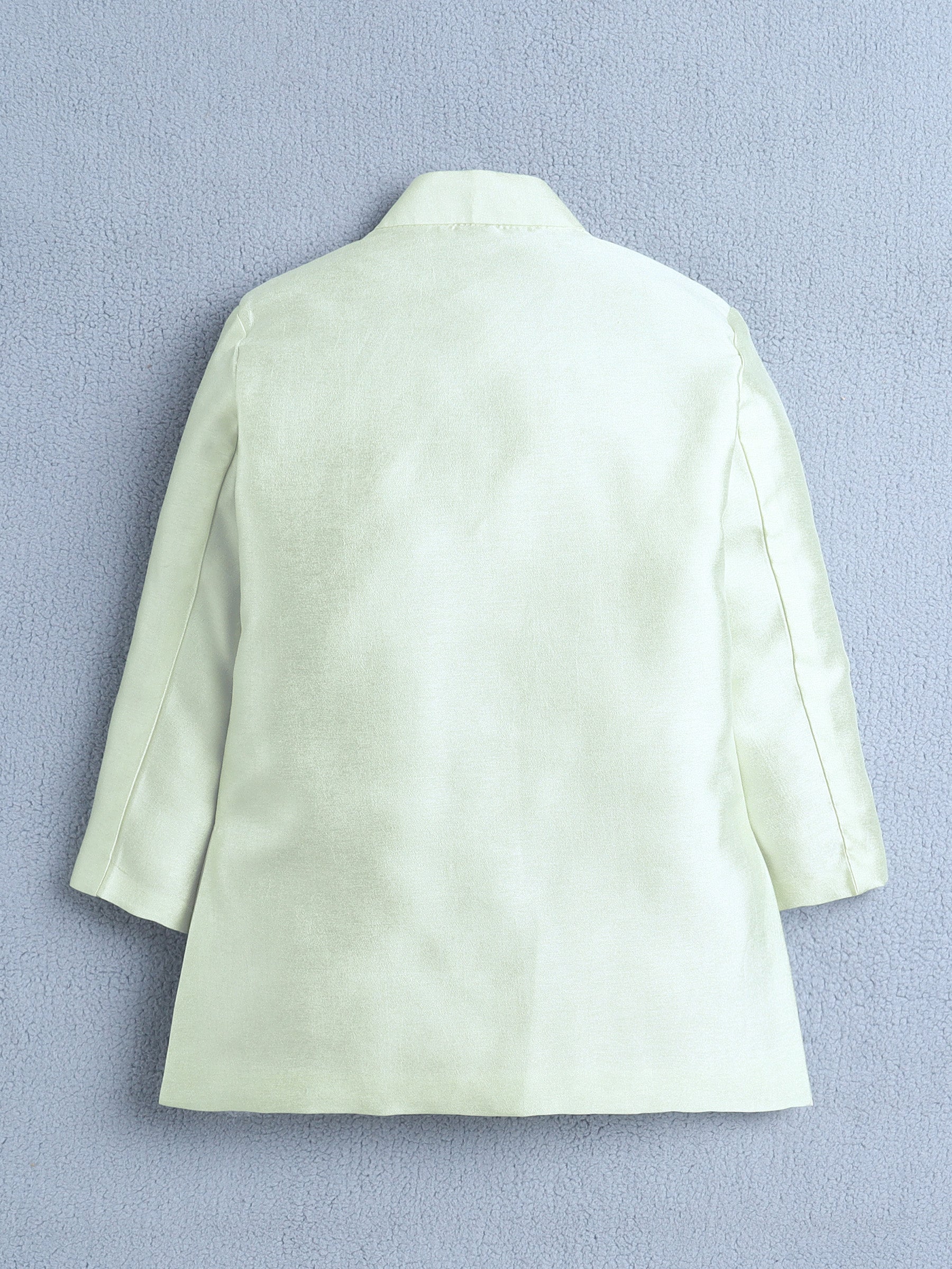 Ahhaaaa Boys Jacquard Sherwani Set | Gold, Pink, Green | Ethnic Party Wear 2-11Y