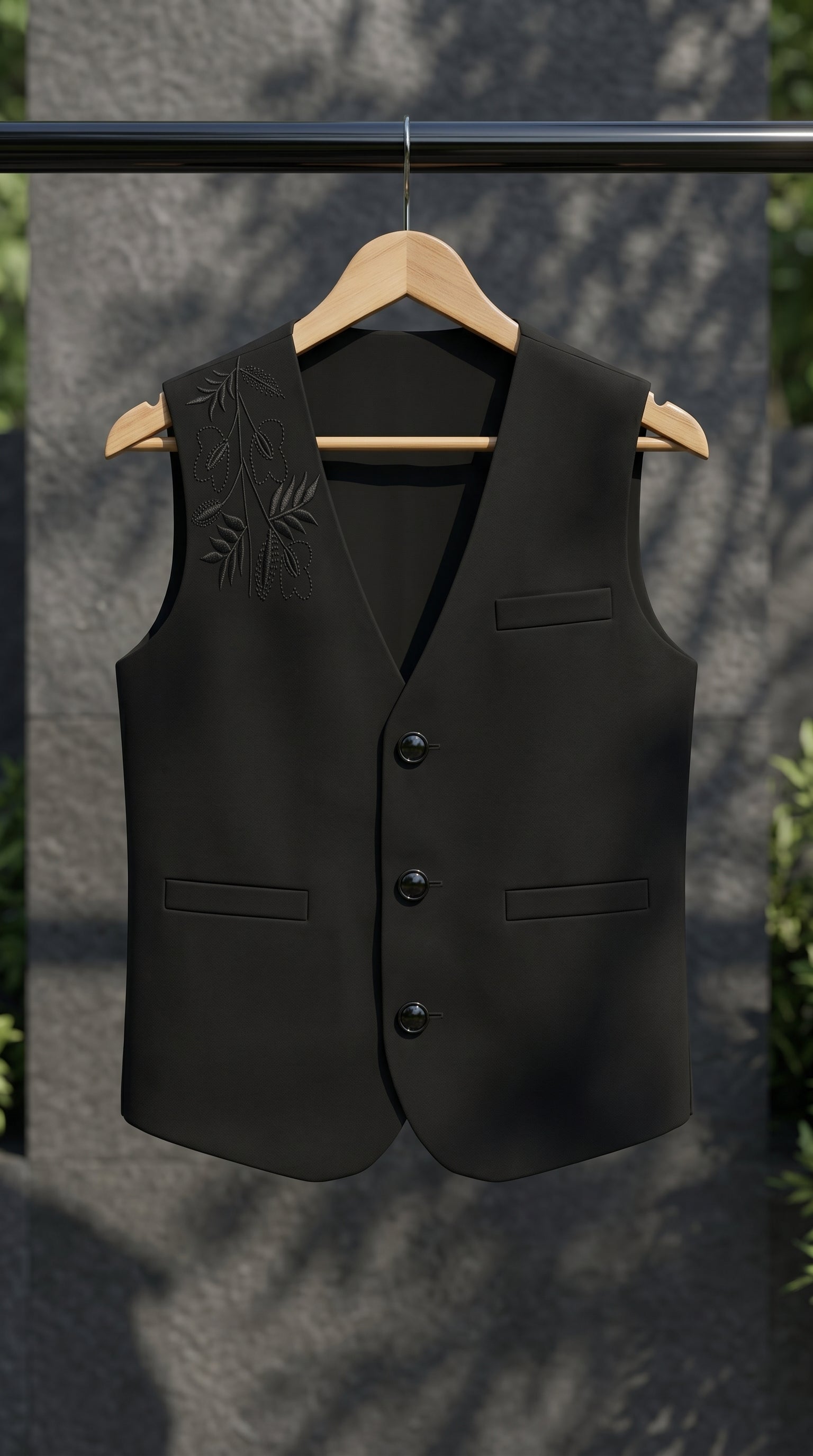 Ahhaaaa Boys 3-Piece Formal Waistcoat Suit Set with Shirt & Bow Tie - Black, Navy, Wine (2-8 Years)