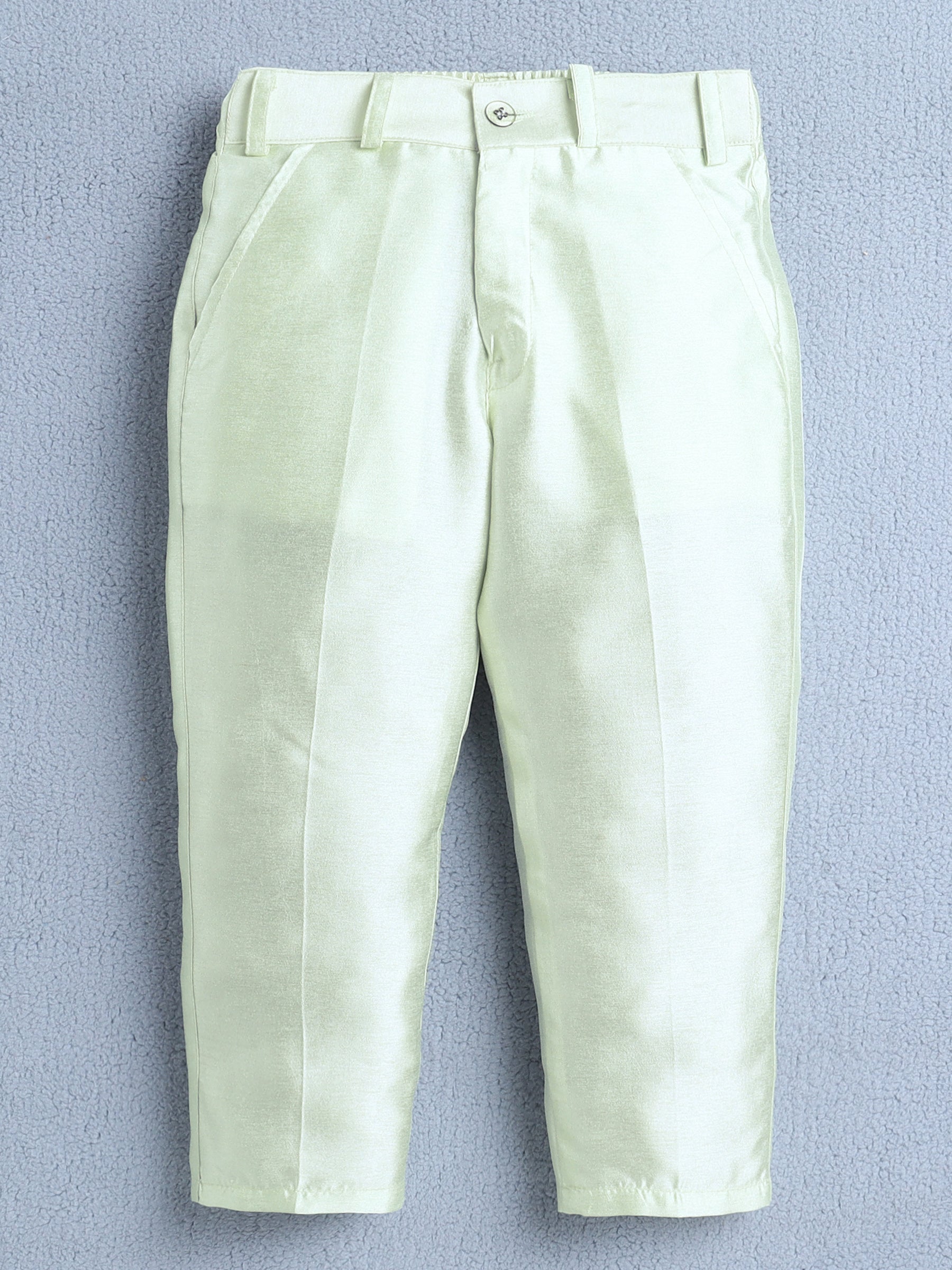 Ahhaaaa Boys Jacquard Sherwani Set | Gold, Pink, Green | Ethnic Party Wear 2-11Y