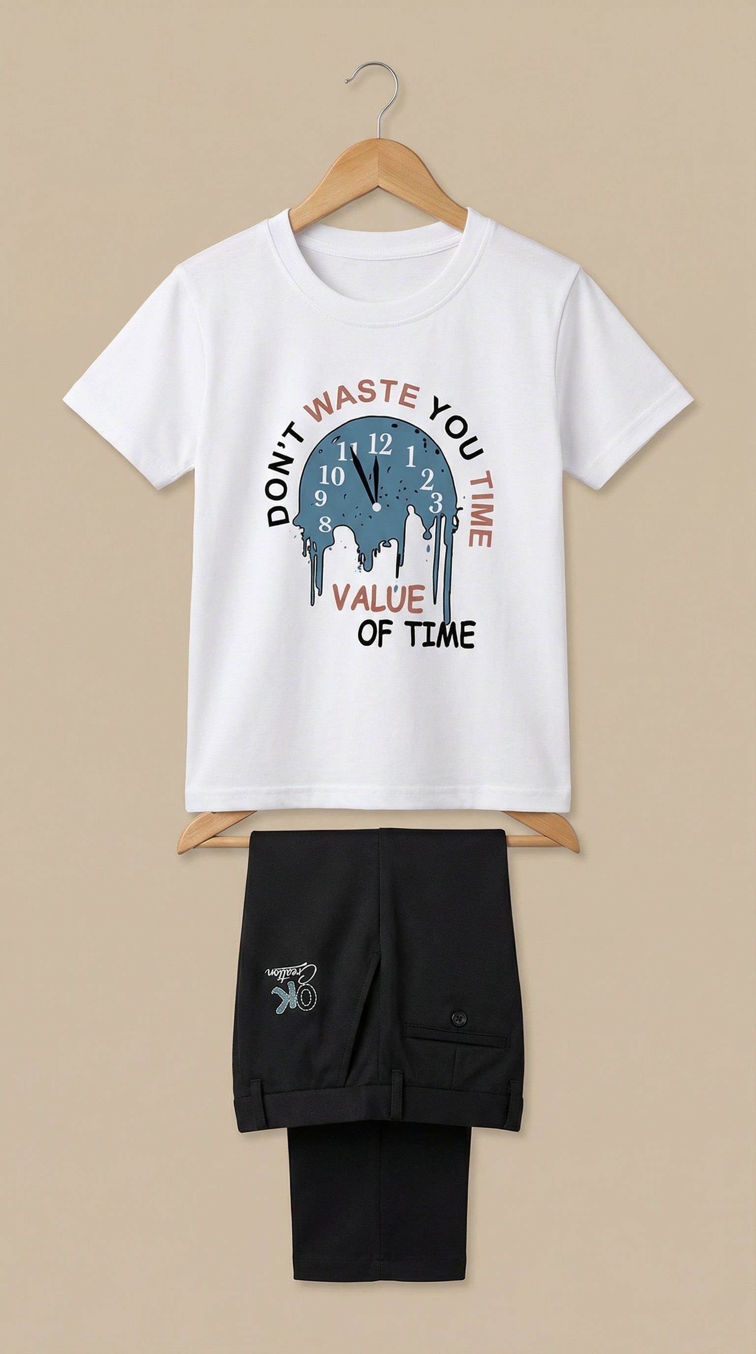 Ahhaaaa Boys' Luxury Japani Silk Striped Indo-Western Blazer & Trouser Set (Ages 2-8Y)