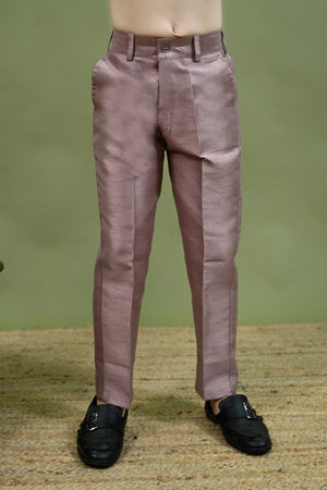 Ahhaaaa Boys Kurta Set with Attached Sequin Jacket for Wedding and Festivals